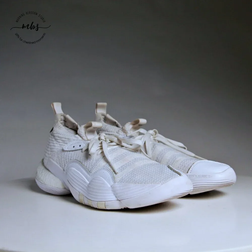 Adidas Trae‎ Young 2.0 Triple White Sneakers